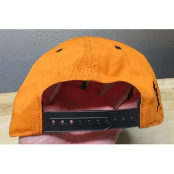 Baseballism Limited Edition Cali Bay Bear Cap Hat Snapback Orange Black Baseball